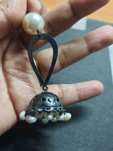 Pearl Jhumka Earrings