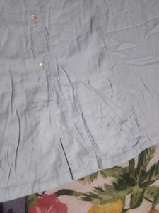 Sleeveless Light Blue Top