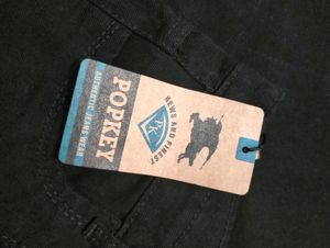 Popkey Dark Black Cargo Pant (Unisex )