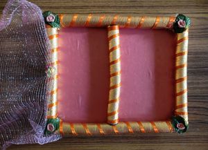 Multipurpose Tray With Decorative Nariyal