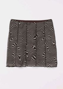 H&amp;M Brown Mesh Skirt