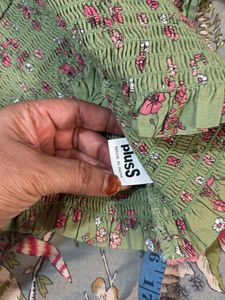 Floral Print Crop Top