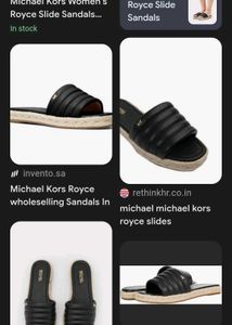 New Mk Auth Sandals