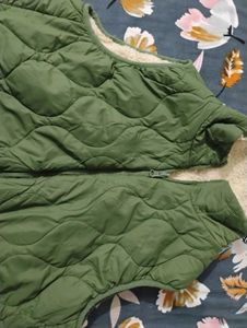 Olive Green Padded Vest