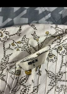 ZARA Floral Print Tunic Top