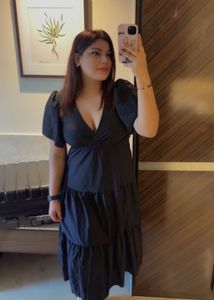 Elegant Black Tiered Dress