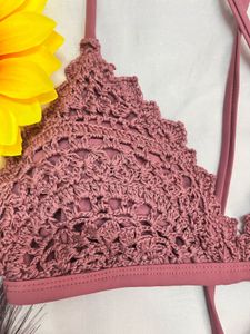 Crochet String Bikini Top