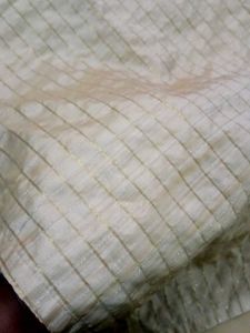 Beige Hand Stitched Kurta With Back Thread