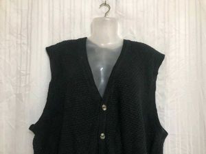 Croft &amp; Barrow Black Wool Sweetshirts