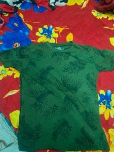 Green Printed T-Shirt