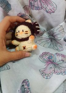 Crochet Kitty With Taiyaki Hat
