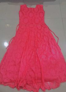 Elegant Pink Ethnic Gown