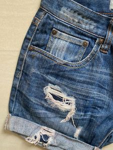 Distressed Denim Shorts| Used Only 1