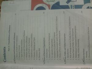 Business Studies For Class XI