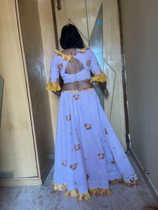 Lilac Lehenga Choli Set