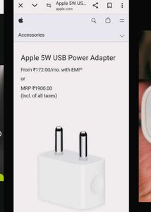 iPhone USB Wall Charger &amp; Cable Set