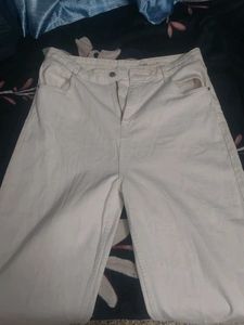 White Wide Leg Jeans