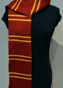 Striped crochet Scarf