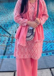 Two Printed Hand Made Kurta Set, Combo