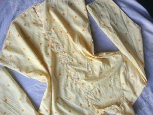 Yellow Shirt With Heart Print 💓✨