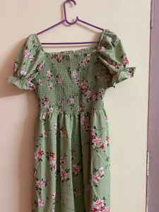 Tokyo Talkies Green Dress