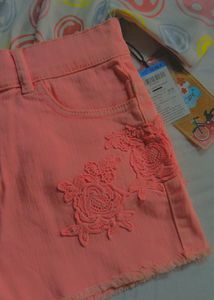 Hot Coral Peach 🍑 Shorts