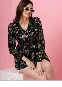 Floral Cinched Waist Top 😍