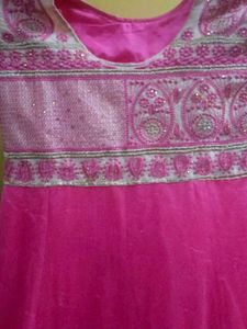 Pink Embroidered Kurta Set