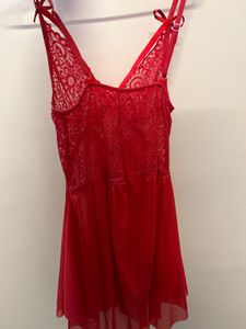 Red Lace Babydoll Lingerie❤️