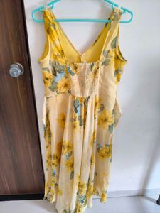 Floral Yellow Dress