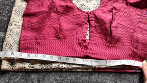 Pink And Black Printed Sareee (Combo)