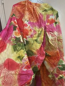 Vibrant Boho Floral Harem Pants