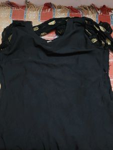 Designer Two-Shaded Embroidered Kurta with Dupatta