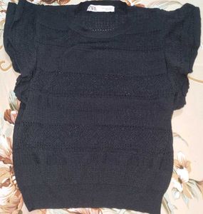 Zara Double Layer Sleeve Top