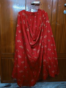 Yellow Flair Kurti With Plazo