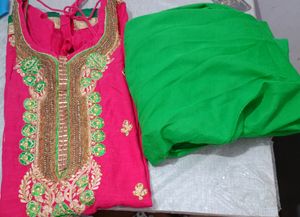 Women Pure Cotton Patiyala Suit