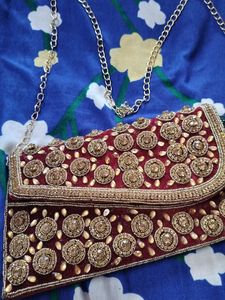 Bridal Clutch/ Sling Bag