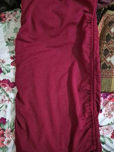 Burgundy Sleeveless Top