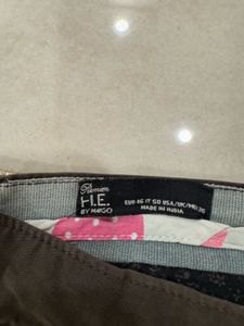 Mango Men, Brown Casual Trousers, 36