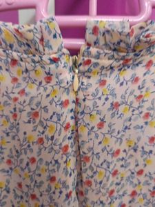 A Beautiful Floral Print Frock