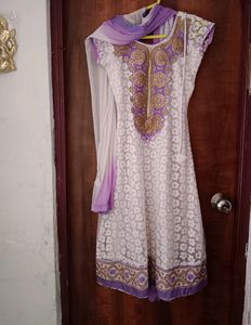 A-line Kurta &amp; Dupatta Set