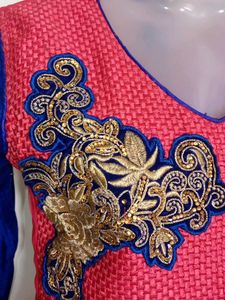 Long Gown With Dupatta And Pant