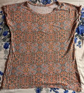 Paisley Print Tee