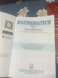 RD Sharma Mathematics Book 2023
