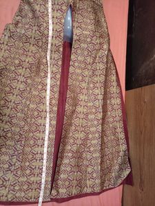 Royal Navel Slit Long Kurta With Dupatta