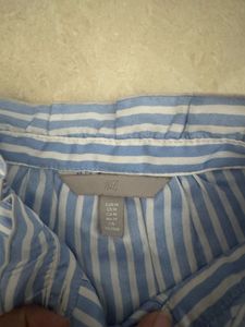 Striped Ruffle Blouse