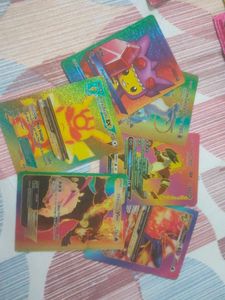 Pokemon Rainbow Golden And Silver Cards