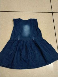 new girl kids Cute Denim Dress