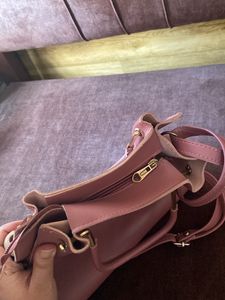 Spacious Handbag Cum Sling PU Leather