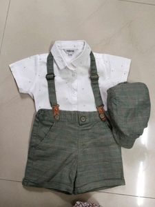Baby Boy Outfit with Hat
